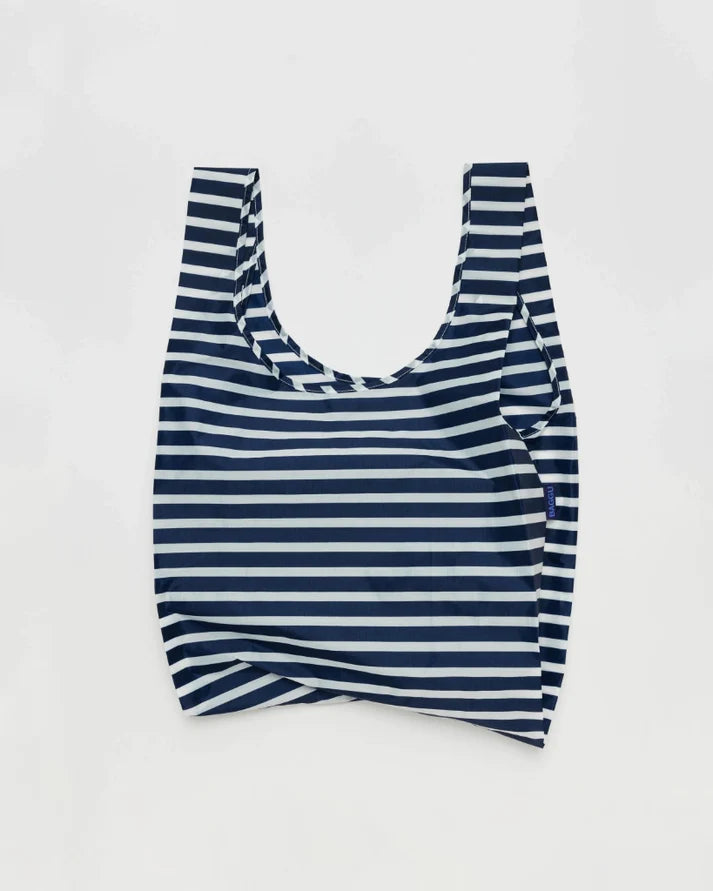 BIG REUSABLE BAG NAVY STRIPE